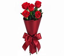 Букет 5 Красных роз Эдлесс Лав в Карагайлинском