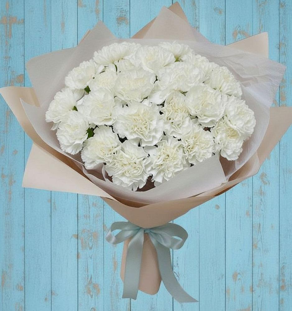 Букет цветов из: Гвоздики в Карагайлинском