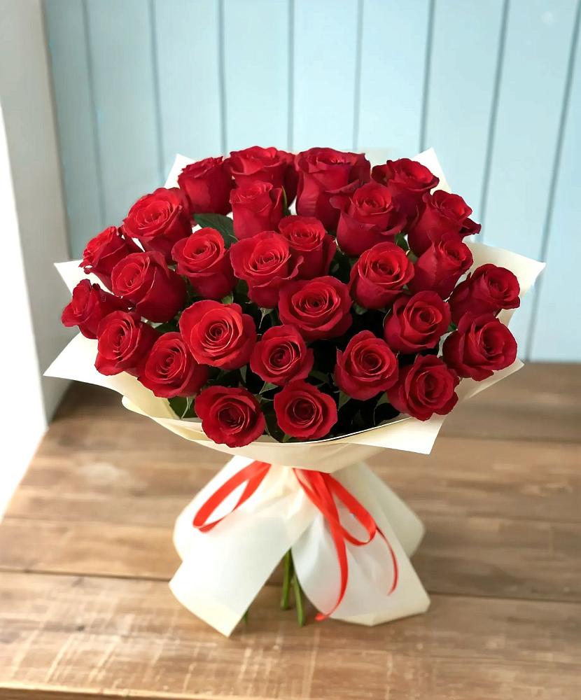 Букет 29 Красных роз в Карагайлинском
