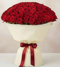 Букет 101 Красная роза Милано в Карагайлинском