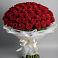 Букет 101 Красная роза Блэк Мэджик в Карагайлинском