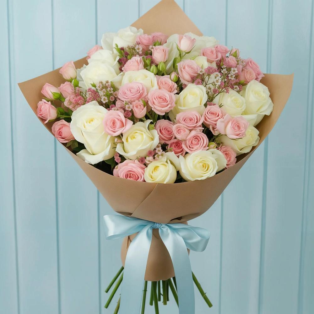 Букет цветов из: Розы в Карагайлинском