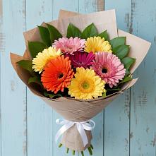 Букет цветов из:  Герберы в Карагайлинском