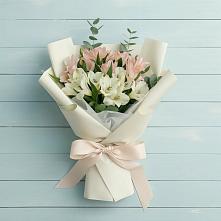 Букет цветов из:  Альстромерии в Карагайлинском