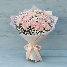 Букет цветов из:  Гвоздики в Карагайлинском