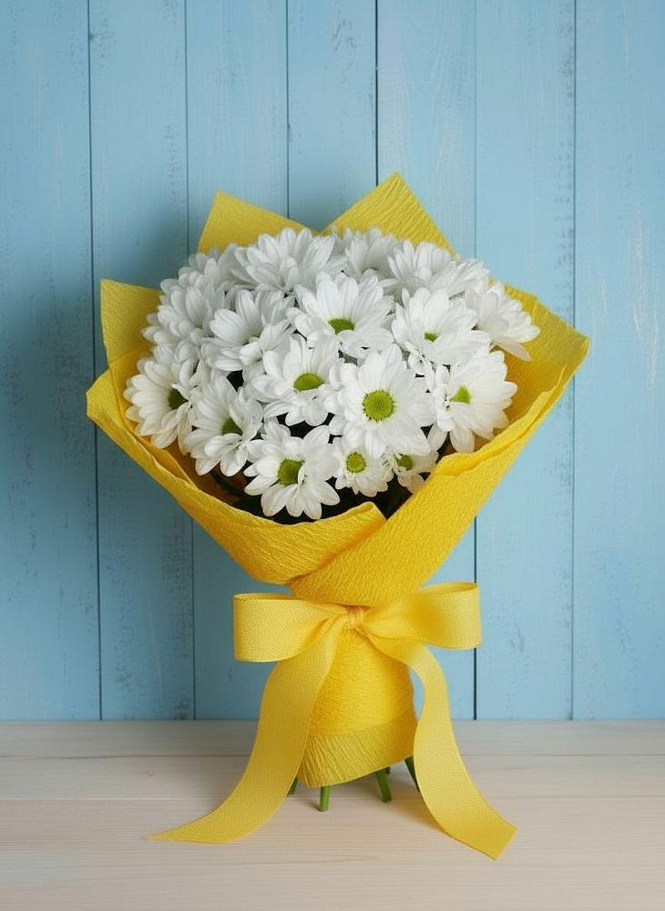 Букет цветов из: Хризантемы в Карагайлинском