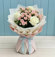 Букет цветов из:  Розы в Карагайлинском