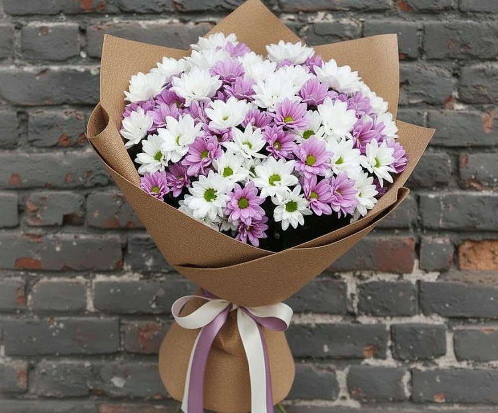 Букет цветов из: Хризантемы в Карагайлинском
