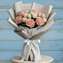 Букет цветов из:  Розы #REPLACE_PRED# Карагайлинском