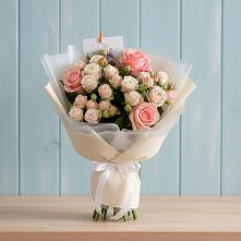 Букет цветов из:  Розы в Карагайлинском