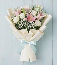 Букет цветов из:  Лилии в Карагайлинском