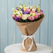 Букет цветов из:  Лизиантусы в Карагайлинском